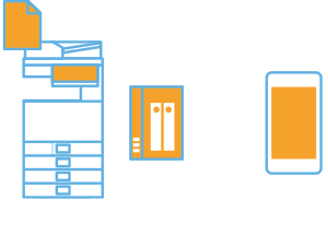 画像2：リコー複合機 RICOH e-Sharing サービス スマートデバイス